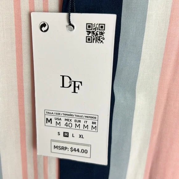 Denim & Flower Everyday Viscose Button Up Shirt Men’s Size M - Picture 4 of 4